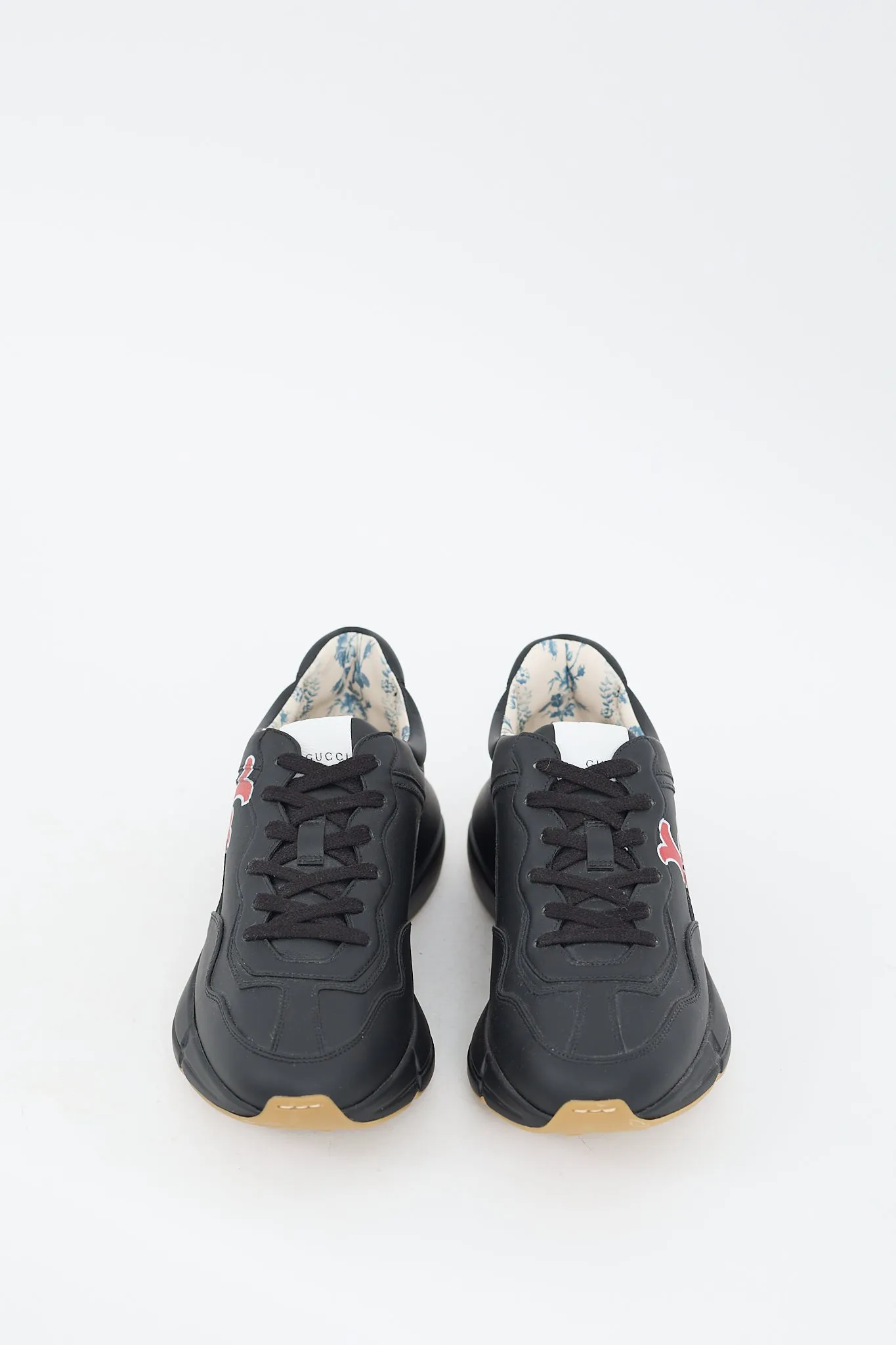 Black & Multicolour Leather LA Angels Rython Sneaker