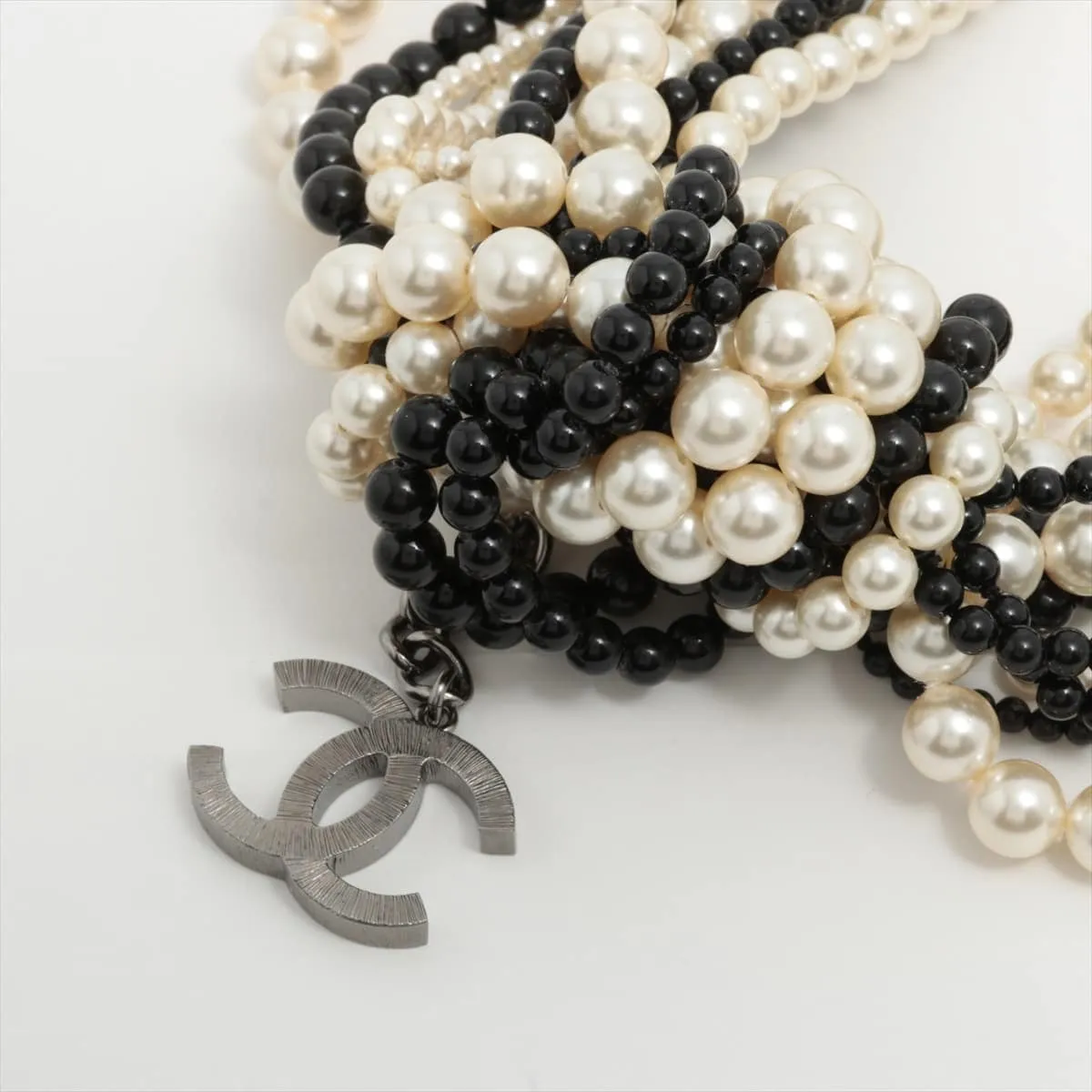 Chanel Coca-Cola B14K Necklace GP x  Pearl Silver