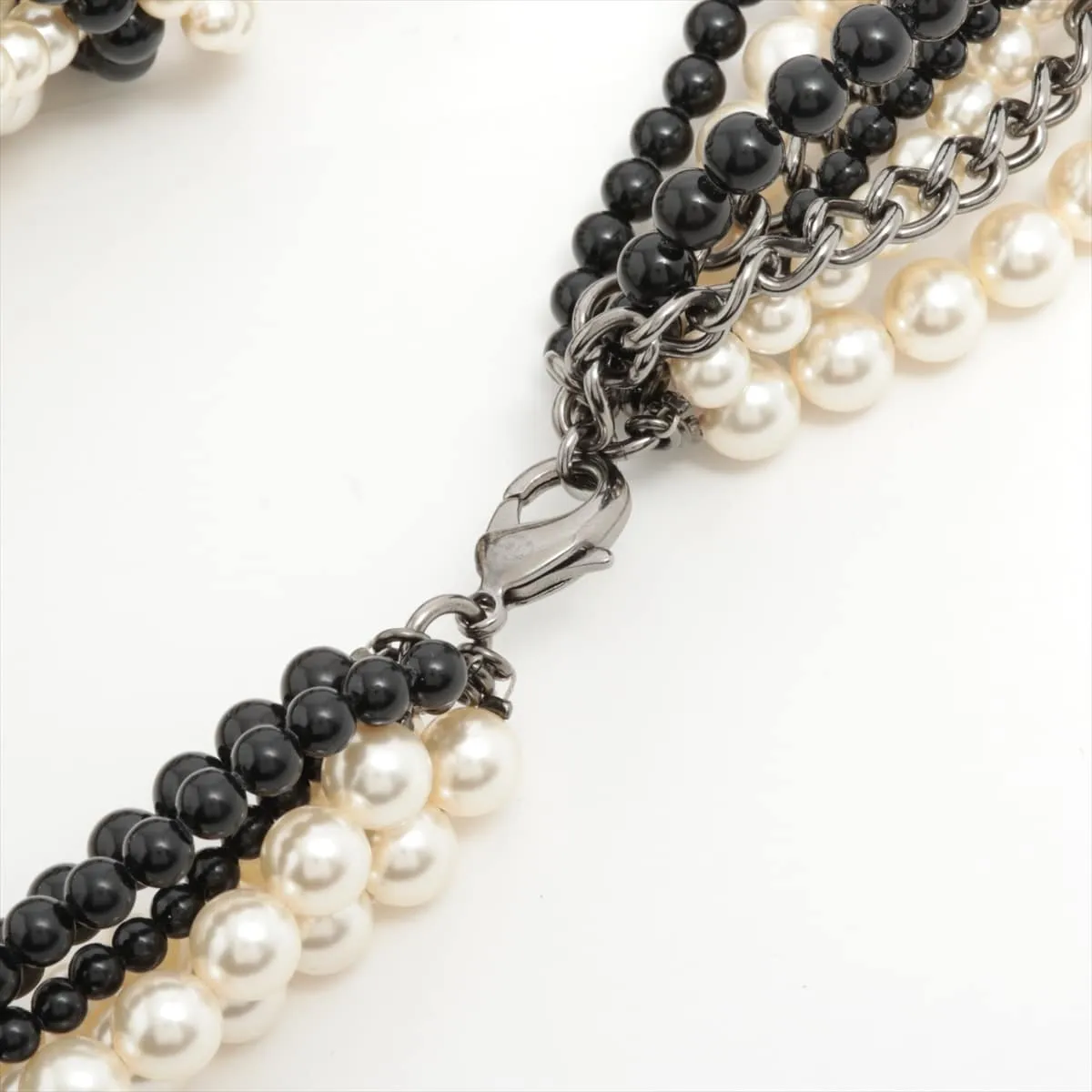 Chanel Coca-Cola B14K Necklace GP x  Pearl Silver