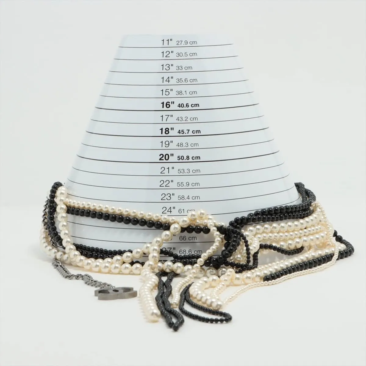 Chanel Coca-Cola B14K Necklace GP x  Pearl Silver
