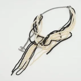 Chanel Coca-Cola B14K Necklace GP x  Pearl Silver
