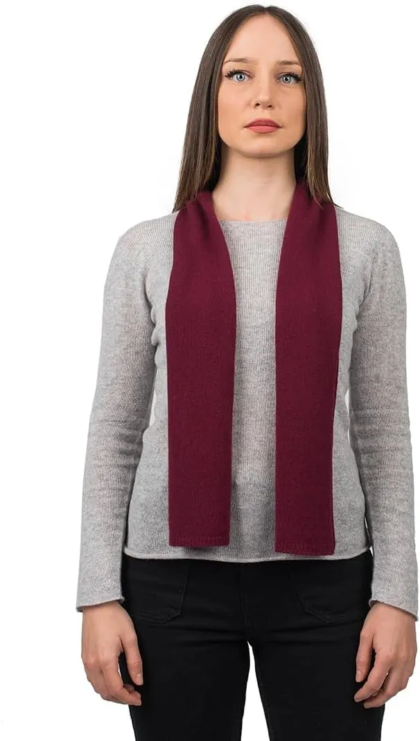 Dalle Piane Cashmere - Mini Scarf 100% cashmere - Made in Italy - Woman/Man
