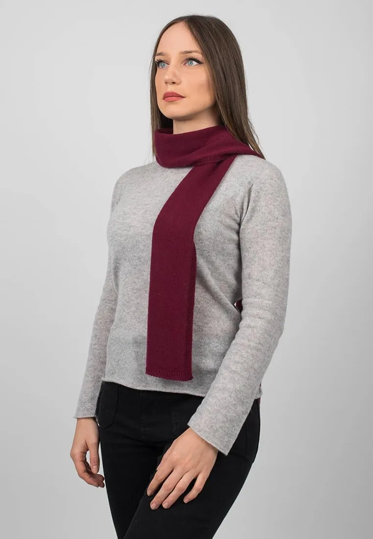 Dalle Piane Cashmere - Mini Scarf 100% cashmere - Made in Italy - Woman/Man