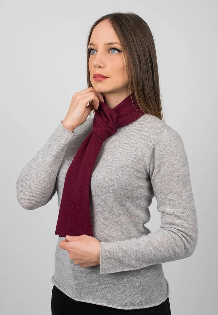Dalle Piane Cashmere - Mini Scarf 100% cashmere - Made in Italy - Woman/Man