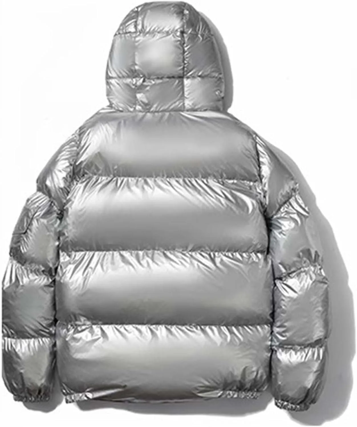 Men's Puffer Jackets Hooded Warm Winter Coats Bubble Puffy Down Jacket Full Zip Thicken Parka Water Resistant Outerwear