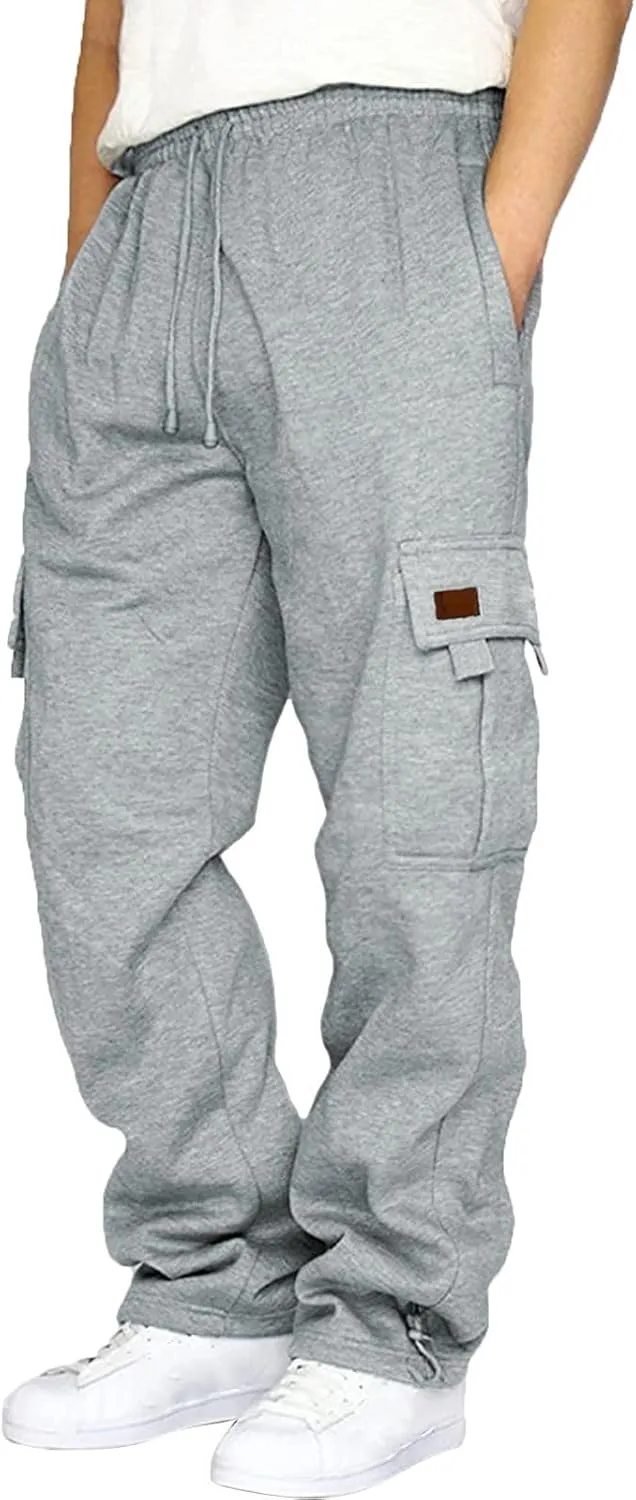 sdbrld Mens Cargo Pants Joggers Mens Sweatpants Mens Flex Ripstop Tactical Pants Lightweight Hiking Casual Cargo Pants with Multi Pockets Water Resistant