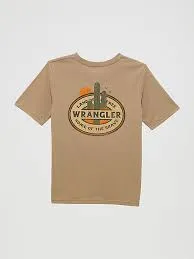 WRANGLER Boy's Western Back Graphic T-Shirt